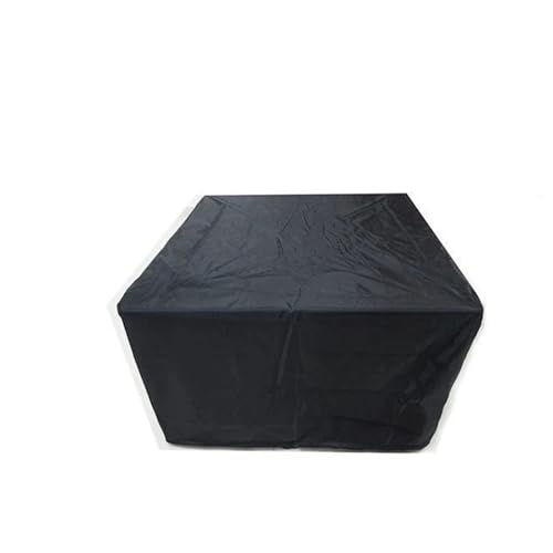 Abdeckung GartenmöBel Wasserdicht 36 Größe Terrasse Gartenmöbel Abdeckung Wasserdicht Outdoor Regen Und Schnee Stuhl Sofa Tisch Staubschutz(Black,123x123x74cm) von GBZIJIE