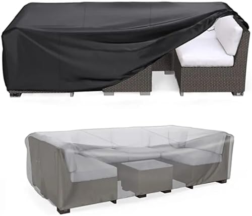 Abdeckung GartenmöBel Wasserdicht OUTDOOR-ABDECKUNG MÖBELABDECKUNG Wasserdichter Und Staubdichter Möbel-Sofa-Abdeckungs-Garten-Esstisch-Stuhl-Abdeckungs-Gepäck-Abdeckung(Black,70x70x70) von GBZIJIE