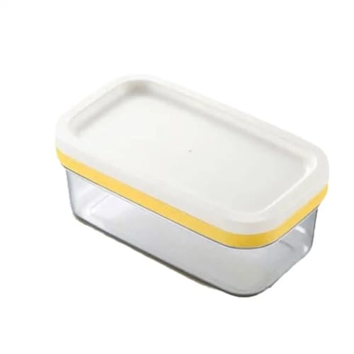 Butterdose Langlebig 2 Stücke Kühlschrank Butterdose mit Deckel Aufschnittmaschinen Fall Messer Gadget Küchenwerkzeug Aufbewahrung Cutter Schneiden Käsebrett Sets von GBZIJIE