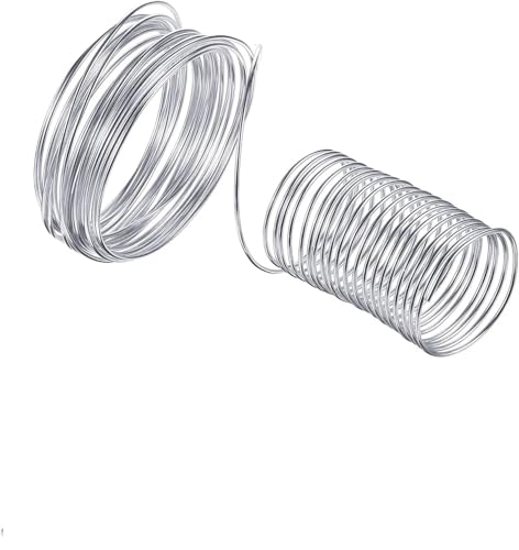 Drahtseil,Stahlseil Einstellbar Edelstahldraht, harter Draht, vollharter, 0,02~3 mm, Länge 1 m/5 m/10 m/50 m/100 m Stahldraht(2mmx5M) von GBZIJIE