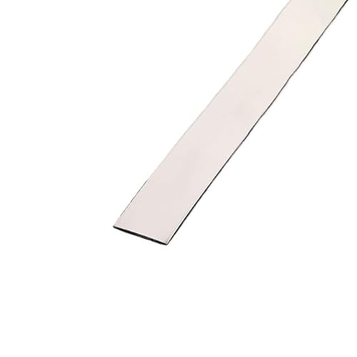 Metallstreifen Selbstklebend 10 Mm 3,0 Meter/Rolle Wandaufkleberstreifen Spiegel/Pinsel Edelstahl Flach Selbstklebende Dekoration(Sliver mirror) von GBZIJIE