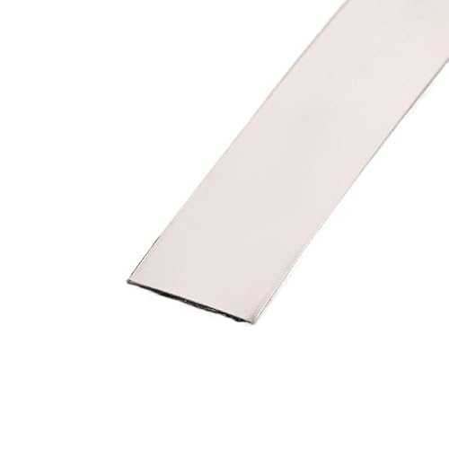 Metallstreifen Selbstklebend 3,0 Meter/Rolle Wandaufkleberstreifen Spiegel/Pinsel Edelstahl Flach Selbstklebende Dekoration(2.5cm sliver,3.0m mirror) von GBZIJIE