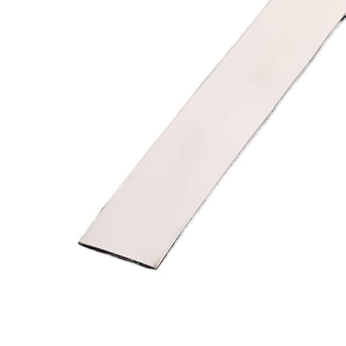Metallstreifen Selbstklebend 3,0 Meter/Rolle Wandaufkleberstreifen Spiegel/Pinsel Edelstahl Flach Selbstklebende Dekoration(2cm sliver,3.0m mirror) von GBZIJIE