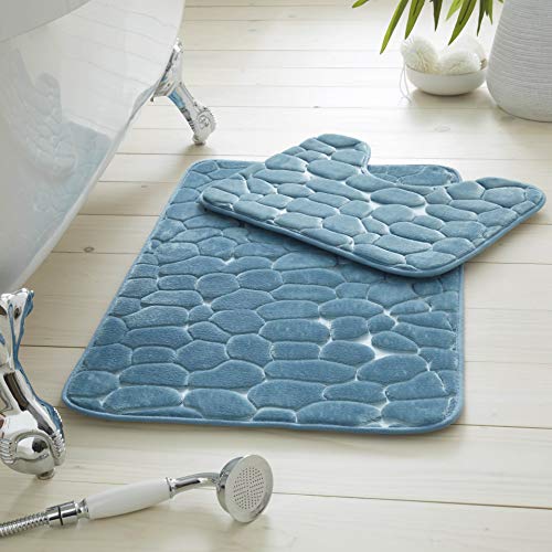 GC GAVENO CAVAILIA Badeset mit Kieselsteinen, sehr saugfähig, 2-teilig, Aqua, Memory-Schaum, 80 x 50 x 5 cm GC GAVENO CAVAILIA Badeset mit Kieselsteinen, sehr saugfähig, 2-teilig, Aqua, Memory-Schaum, 80 x 50 x 5 cm von GC GAVENO CAVAILIA