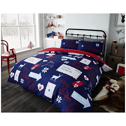 GC GAVENO CAVAILIA Bedrucktes Luxuriöser Bettbezug mit Tierdruck, atmungsaktive Federn, Quilt-Set, weiche Einhorn-Bettwäsche, Polycotton, Navy, Doppelbett von GC GAVENO CAVAILIA