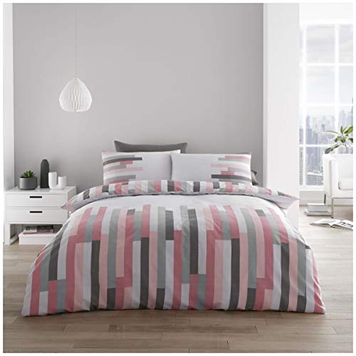GC GAVENO CAVAILIA Bettdecke Pflegeleichtes Bettbezug, Wendebettwäsche-Set mit Blocks, Polyester-Baumwolle, Blush Pink, Doppelbett GC GAVENO CAVAILIA Bettdecke Pflegeleichtes Bettbezug, Wendebettwäsche-Set mit Blocks, Polyester-Baumwolle, Blush Pink, Doppelbett von GC GAVENO CAVAILIA