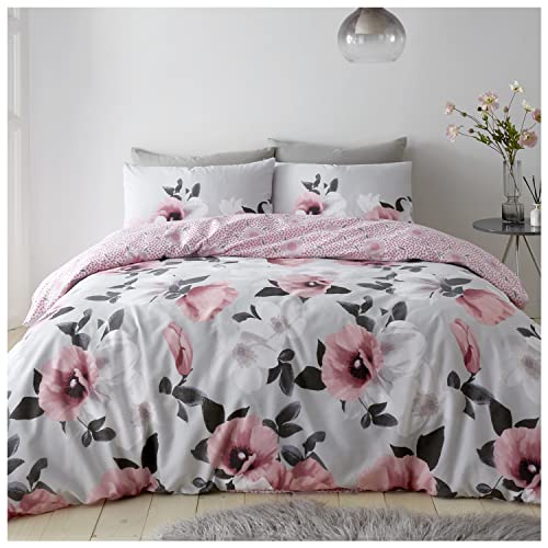 GC GAVENO CAVAILIA Bettwäsche-Set mit Blumenmotiv, extra weich, für King-Size-Betten, atmungsaktiv, Bedruckt, Rosa von GC GAVENO CAVAILIA