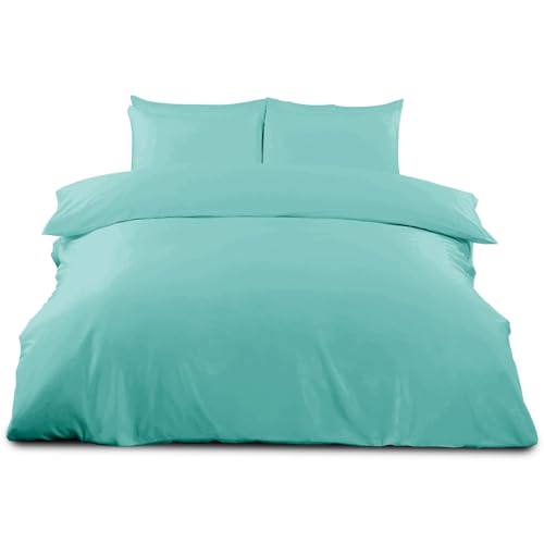 GC GAVENO CAVAILIA Unifarbene Bettdecke aus Baumwollmischgewebe, für Einzelbett, superweich, atmungsaktiv, waschbar, Polyester-Baumwolle, Aqua, Doppelbett GC GAVENO CAVAILIA Unifarbene Bettdecke aus Baumwollmischgewebe, für Einzelbett, superweich, atmungsaktiv, waschbar, Polyester-Baumwolle, Aqua, Doppelbett von GC GAVENO CAVAILIA