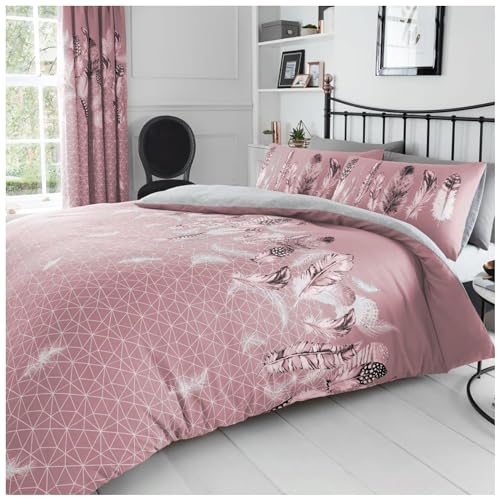 GC GAVENO CAVAILIA Luxuriöses Federn, wendbar, geometrisches Bettwäsche-Set mit Kissenbezug, Polybaumwolle Baumwollmischgewebe Baumwolle, 50% Polyester, Federrosa, Doppelbett GC GAVENO CAVAILIA Luxuriöses Federn, wendbar, geometrisches Bettwäsche-Set mit Kissenbezug, Polybaumwolle Baumwollmischgewebe Baumwolle, 50% Polyester, Federrosa, Doppelbett von GC GAVENO CAVAILIA