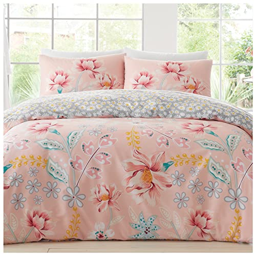 GC GAVENO CAVAILIA Premium Stella Flower Duvet Cover King Size, Washable Comforter Bed Set, 3-Pcs Sunflower Bedding Sets, Multi von GC GAVENO CAVAILIA