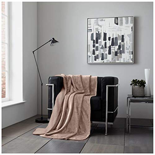 GC GAVENO CAVAILIA Überwurf Flanell-Sherpa-Fleece-Decke, weich, flauschig, kuschelig, warm und gemütlich, Bett, Sofa, Polyester, Mink, 150X200 von GC GAVENO CAVAILIA