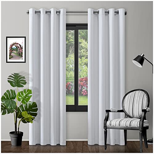 GC GAVENO CAVAILIA Verdunkelungsvorhänge mit Ösen, große Tür, wärmeisolierte Paneele für Schlafzimmer/Wohnzimmer, 228 x 228 cm, Weiß GC GAVENO CAVAILIA Verdunkelungsvorhänge mit Ösen, große Tür, wärmeisolierte Paneele für Schlafzimmer/Wohnzimmer, 228 x 228 cm, Weiß von GC GAVENO CAVAILIA
