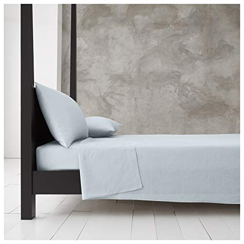 Gaveno Cavailia Bettlaken, superweich, einfarbig, Diamant, Doppelbett, Himmelblau von GC GAVENO CAVAILIA