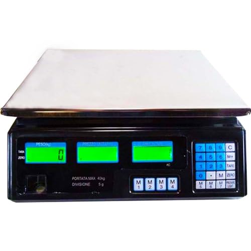 Professionelle elektronische Multifunktionswaage für Lebensmittel mit einer maximalen Kapazität von 40 kg von GC GLOBALCOMMERCE