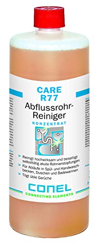 CARE R 77 Abflussrohr-Reiniger 1 Liter Flasche von GC