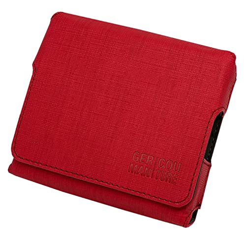 GC [15 Farben smart-case Etui Tasche kompatibel mit IQOS 3 Duo für Holder Heets Pocket-Charger Bürste Heat-Filter Starterset Hülle, red von GC