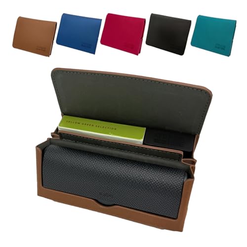 GC German Couture das PRIME CASE kompatibel mit IQOS ILUMA PRIME TEREA mini Stickbecher u. Stickscrew Zubehör Hülle Etui Tasche (Cognac) von GC