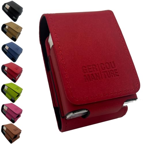 German Couture Carry Case Etui kompatibel mit ploom X Advanced Tabakerhitzer u.evo Sticks Zubehör Schutzhülle (red kiss) von GC