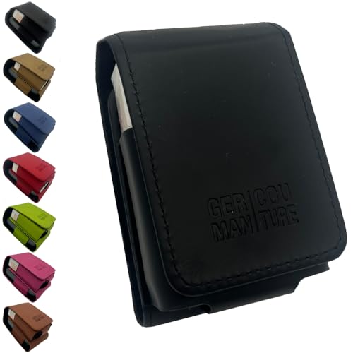 German Couture Carry Case Etui kompatibel mit ploom X Advanced Tabakerhitzer u.evo Sticks Zubehör Schutzhülle (schwarz) von GC