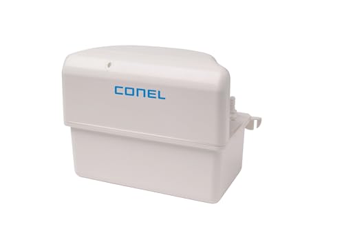 CONEL Kondensatpumpe FLOW m.6m Schlauch Schlauchübergang DN 50x8 / Zulaufadapter, Klassisch, Kunststoff, Wasserpumpe, Pump, Pumpe, 2076256031 von CONEL