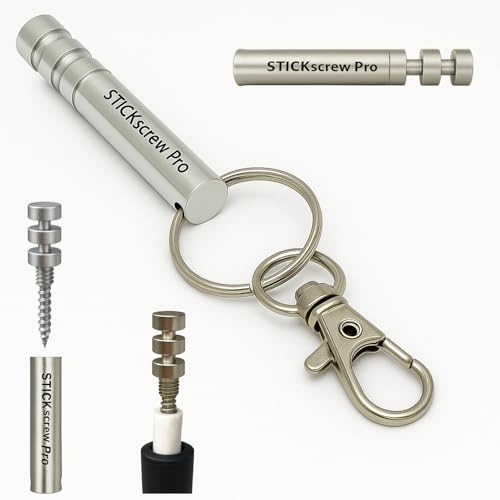 Stickscrew PRO original smarter Stickzieher macht den Holder frei vom Filter - kompatibel mit IQOS ILUMA PRIME one TEREA Sticks (silber) von GC