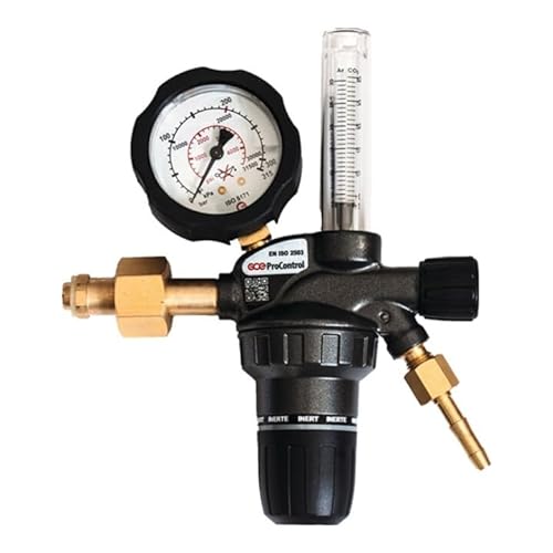 Flaschendruckminderer ProControl Flowmeter Argon/C O2 200bar 1-stufig 16l/min von GCE