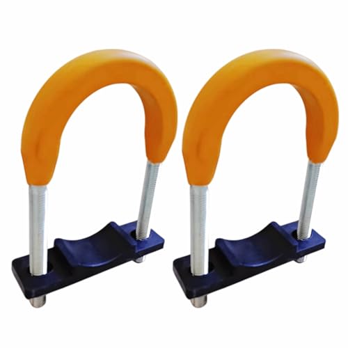 2 Stück M8 U-Bolzenklemmen mit PU-Abdeckung, verzinkte U-Schrauben-Rohrklemmen-Befestigungsclips for Ersatzteile(DN15) von GCHBTMQ Boutiques UK