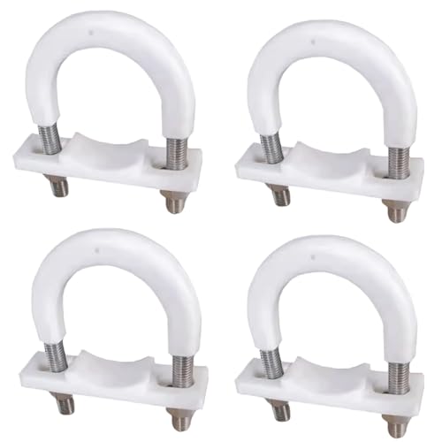 4 Stück M12 verzinkte U-Klemme mit PU-Abdeckung, U-förmige Rohrschelle Befestigungsclip for Rohrleitungen(DN80) von GCHBTMQ Boutiques UK