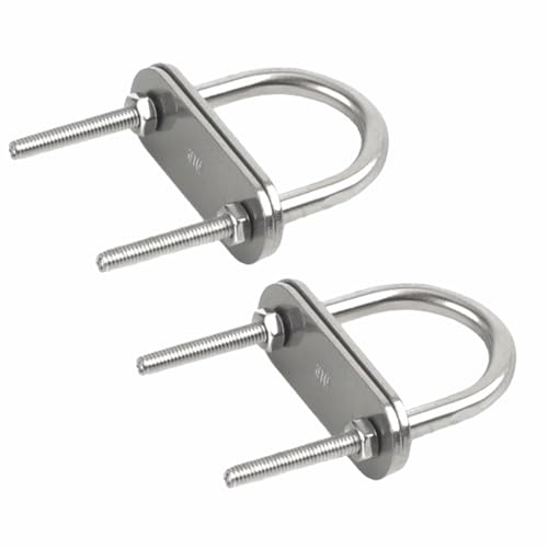 M4-M12 U-Bolzen, Hochleistungs-U-förmige Rohrschelle mit Schraubhaken, Befestigungsclip for runde Rohre(M10*110) von GCHBTMQ Boutiques UK