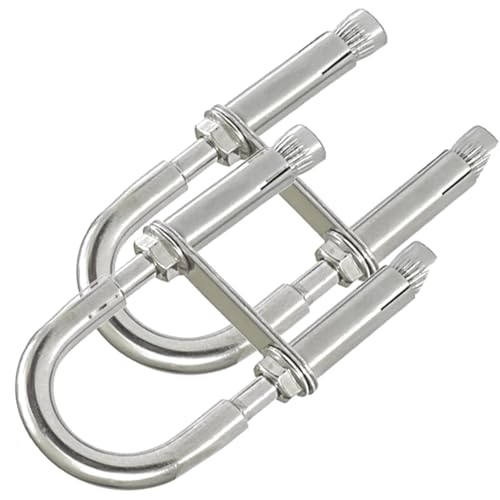 M6-M12 U-Bolzen, robuste U-förmige Rohrschelle for Schraubhaken, Sandsack, Hängesessel(M12*150) von GCHBTMQ Boutiques UK