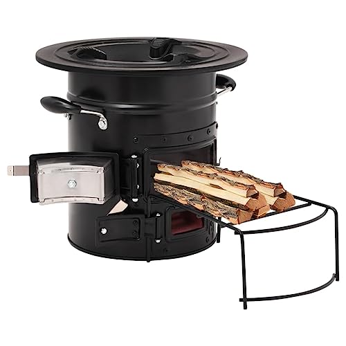 Camping Holzofen Schwarz 50 x 33,5 x 30,5 cm Stahl Home & Garden Kamine Camping Holzofen Schwarz 50 x 33,5 x 30,5 cm Stahl Home & Garden Kamine von GCHDHAPB