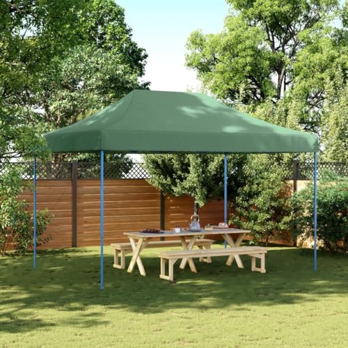 Faltbares Partyzelt Pop-Up Grün 410x279x315cm von GCHDHAPB