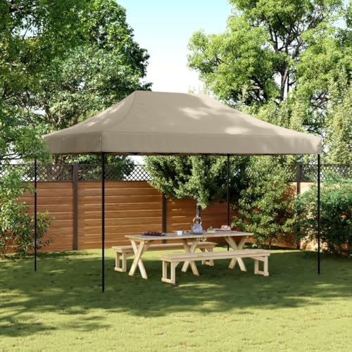Faltbares Partyzelt Pop-Up Taupe 410x279x315cm von GCHDHAPB