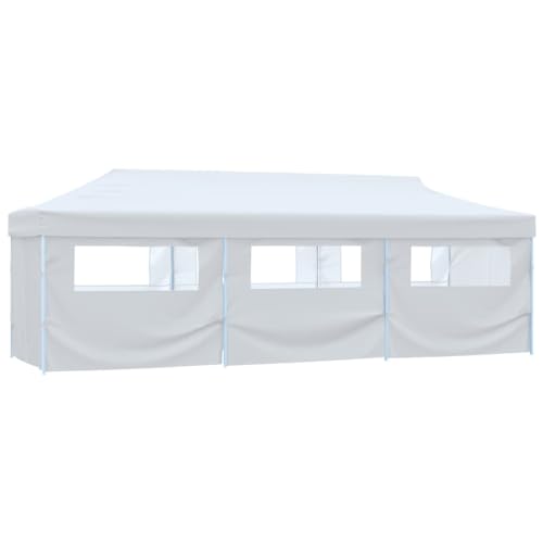 Faltbares Pop-Up Partyzelt mit 8 Seitenwänden 3x9m weiß Faltbares Pop-Up Partyzelt mit 8 Seitenwänden 3x9m weiß von GCHDHAPB