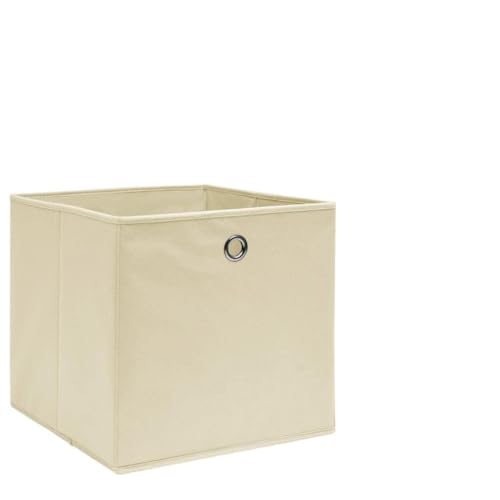 GCHDHAPB Aufbewahrungsboxen, Vliesstoff, 28 x 28 x 28 cm, cremefarben, 10 Stück GCHDHAPB Aufbewahrungsboxen, Vliesstoff, 28 x 28 x 28 cm, cremefarben, 10 Stück von GCHDHAPB