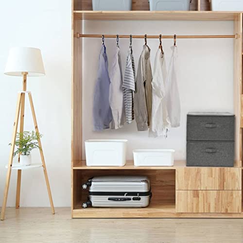 GCHDHAPB Aufbewahrungsboxen 2 Stück Stoff 43x34x23cm anthrazit GCHDHAPB Aufbewahrungsboxen 2 Stück Stoff 43x34x23cm anthrazit von GCHDHAPB
