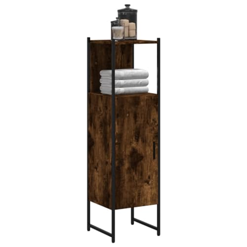 GCHDHAPB Badschrank Räuchereiche 33 x 33 x 120 cm Ingenieurholz GCHDHAPB Badschrank Räuchereiche 33 x 33 x 120 cm Ingenieurholz von GCHDHAPB