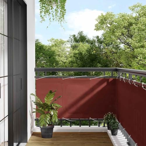 GCHDHAPB Balkonblende Terrakotta 75x800cm 100% Polyester Oxford von GCHDHAPB