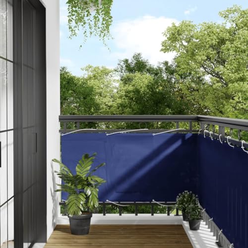 GCHDHAPB Balkonblende blau 75x700cm 100% Polyester Oxford von GCHDHAPB