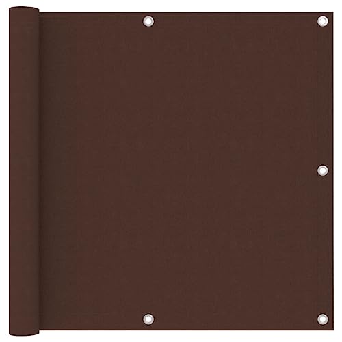 GCHDHAPB Balkonsichtschutz braun 90x400cm Oxford Stoff von GCHDHAPB