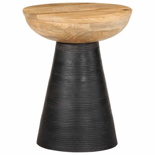 GCHDHAPB Beistelltisch schwarz Ø37x45cm Massivholz MangoTables Akzenttische Beistelltische GCHDHAPB Beistelltisch schwarz Ø37x45cm Massivholz MangoTables Akzenttische Beistelltische von GCHDHAPB