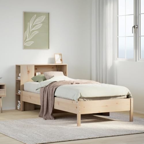 GCHDHAPB Betten & Zubehör, Betten & Bettrahmen, Bücherregal Bett ohne Matratze, 75x190 cm, kleines Einzelbett, Massivholz, Kiefer GCHDHAPB Betten & Zubehör, Betten & Bettrahmen, Bücherregal Bett ohne Matratze, 75x190 cm, kleines Einzelbett, Massivholz, Kiefer von GCHDHAPB