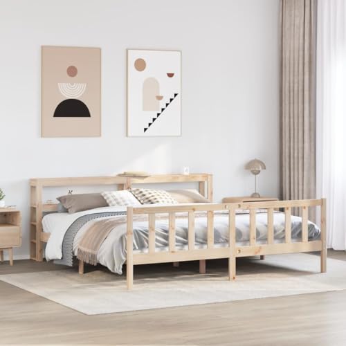 GCHDHAPB Betten & Zubehör, Betten & Bettrahmen Bettgestell ohne Matratze 180x200 cm Super King Massivholz Kiefer GCHDHAPB Betten & Zubehör, Betten & Bettrahmen Bettgestell ohne Matratze 180x200 cm Super King Massivholz Kiefer von GCHDHAPB