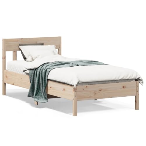 GCHDHAPB Betten & Zubehör, Betten & Bettrahmen - Bettgestell ohne Matratze 75x190 cm kleines Einzelbett Massivholz Kiefer GCHDHAPB Betten & Zubehör, Betten & Bettrahmen - Bettgestell ohne Matratze 75x190 cm kleines Einzelbett Massivholz Kiefer von GCHDHAPB