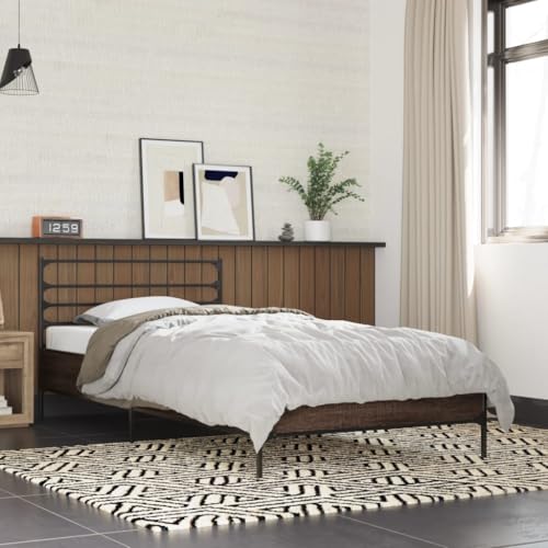 GCHDHAPB Betten & Zubehör, Betten & Bettrahmen Bettgestell ohne Matratze Braun Eiche 75x190 cm kleines Einzelbett GCHDHAPB Betten & Zubehör, Betten & Bettrahmen Bettgestell ohne Matratze Braun Eiche 75x190 cm kleines Einzelbett von GCHDHAPB