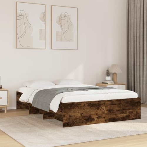 GCHDHAPB Betten & Zubehör, Betten & Bettrahmen - Bettgestell ohne Matratze Räuchereiche 135x190 cm doppelt Holzwerkstoff GCHDHAPB Betten & Zubehör, Betten & Bettrahmen - Bettgestell ohne Matratze Räuchereiche 135x190 cm doppelt Holzwerkstoff von GCHDHAPB
