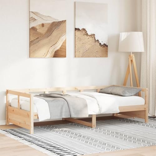 GCHDHAPB Betten & Zubehör, Betten & Bettrahmen-Tagesbett ohne Matratze Natur 80x200 cm Massivholz Kiefer GCHDHAPB Betten & Zubehör, Betten & Bettrahmen-Tagesbett ohne Matratze Natur 80x200 cm Massivholz Kiefer von GCHDHAPB