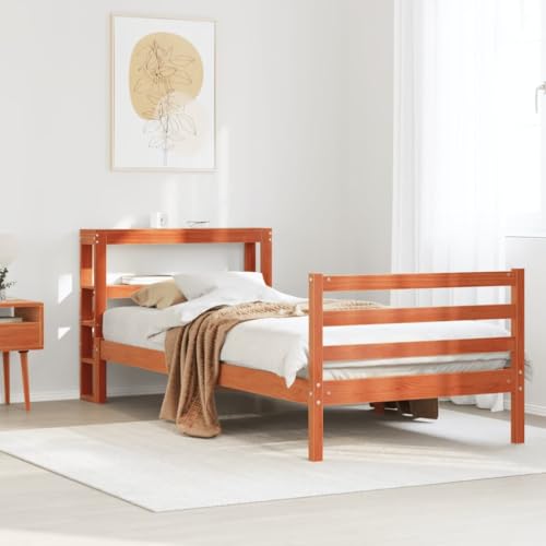 GCHDHAPB Betten & Zubehör Betten & Bettrahmen Bettgestell ohne Matratze Wachs braun 90x190 cm Einzelbett Massivholz Kiefer GCHDHAPB Betten & Zubehör Betten & Bettrahmen Bettgestell ohne Matratze Wachs braun 90x190 cm Einzelbett Massivholz Kiefer von GCHDHAPB