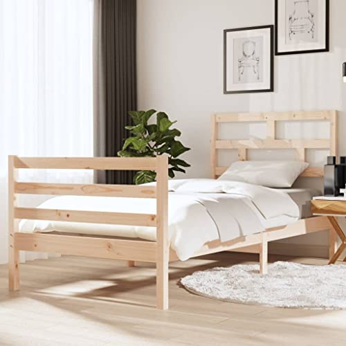GCHDHAPB Bettgestell ohne Matratze 90x190 cm Einzelbett Massivholz Betten & Zubehör Betten & Bettrahmen GCHDHAPB Bettgestell ohne Matratze 90x190 cm Einzelbett Massivholz Betten & Zubehör Betten & Bettrahmen von GCHDHAPB