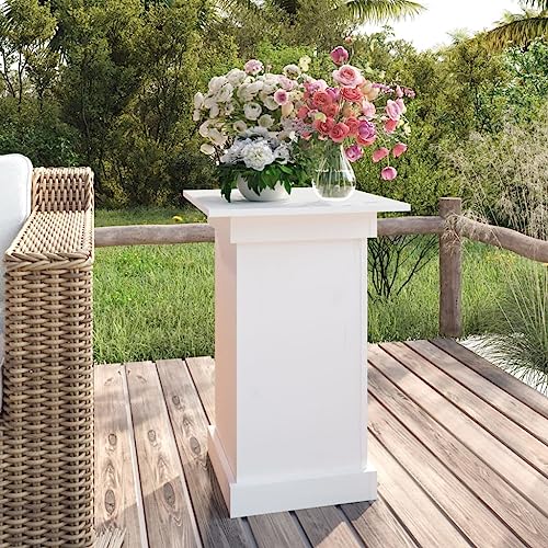 GCHDHAPB Blumenständer weiß 40x40x60cm Massivholz Kiefer Haus & Garten Rasen & Garten Gartenarbeit Pflanzenständer GCHDHAPB Blumenständer weiß 40x40x60cm Massivholz Kiefer Haus & Garten Rasen & Garten Gartenarbeit Pflanzenständer von GCHDHAPB